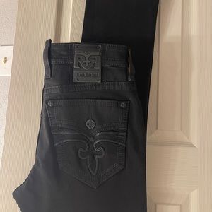 Men’s jeans size 36 black jeans worn one time
